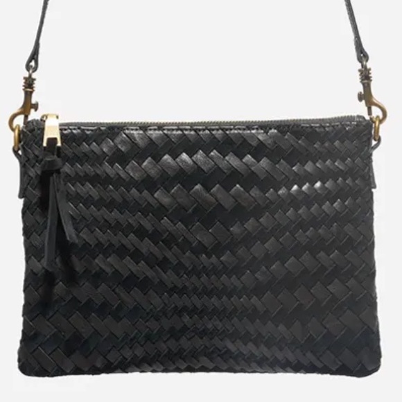 Johnny Was Woven Leather Crossbody - Picture 2 of 11